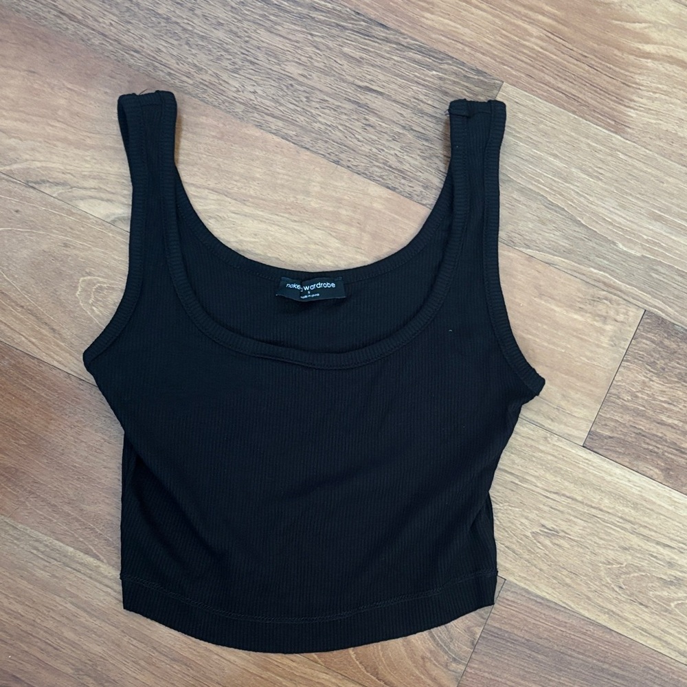 Naked Wardrobe ribbed crop tank
